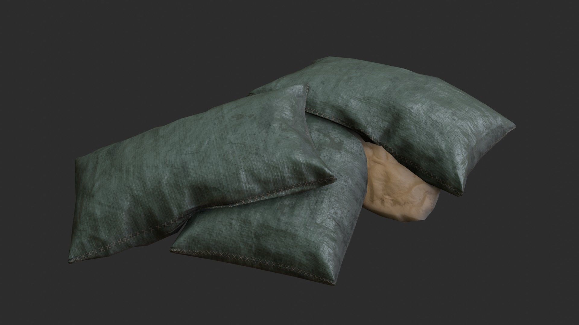 Bulk Bags Bundle Pack 3D Model Collection_19