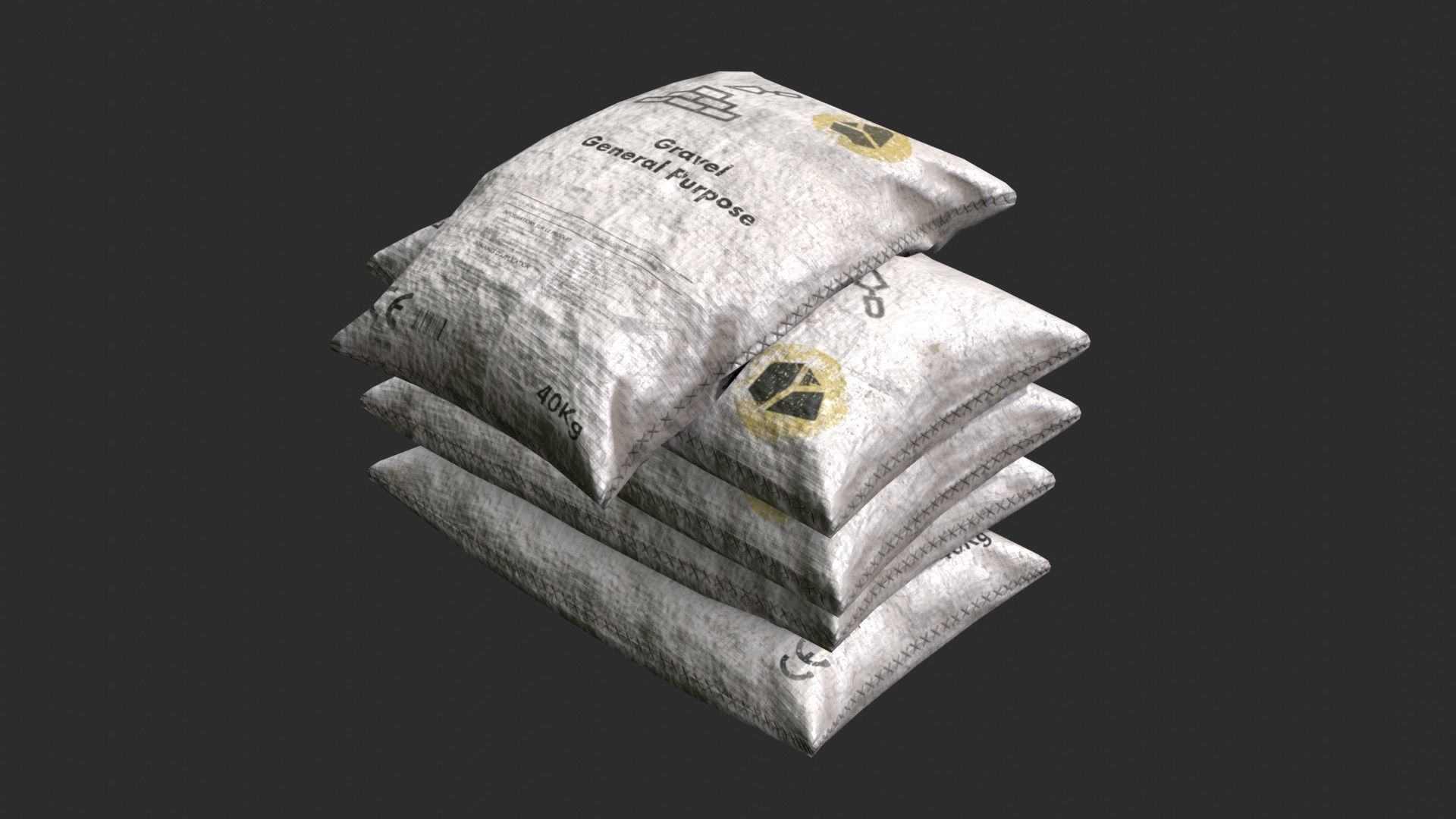 Bulk Bags Bundle Pack 3D Model Collection_12