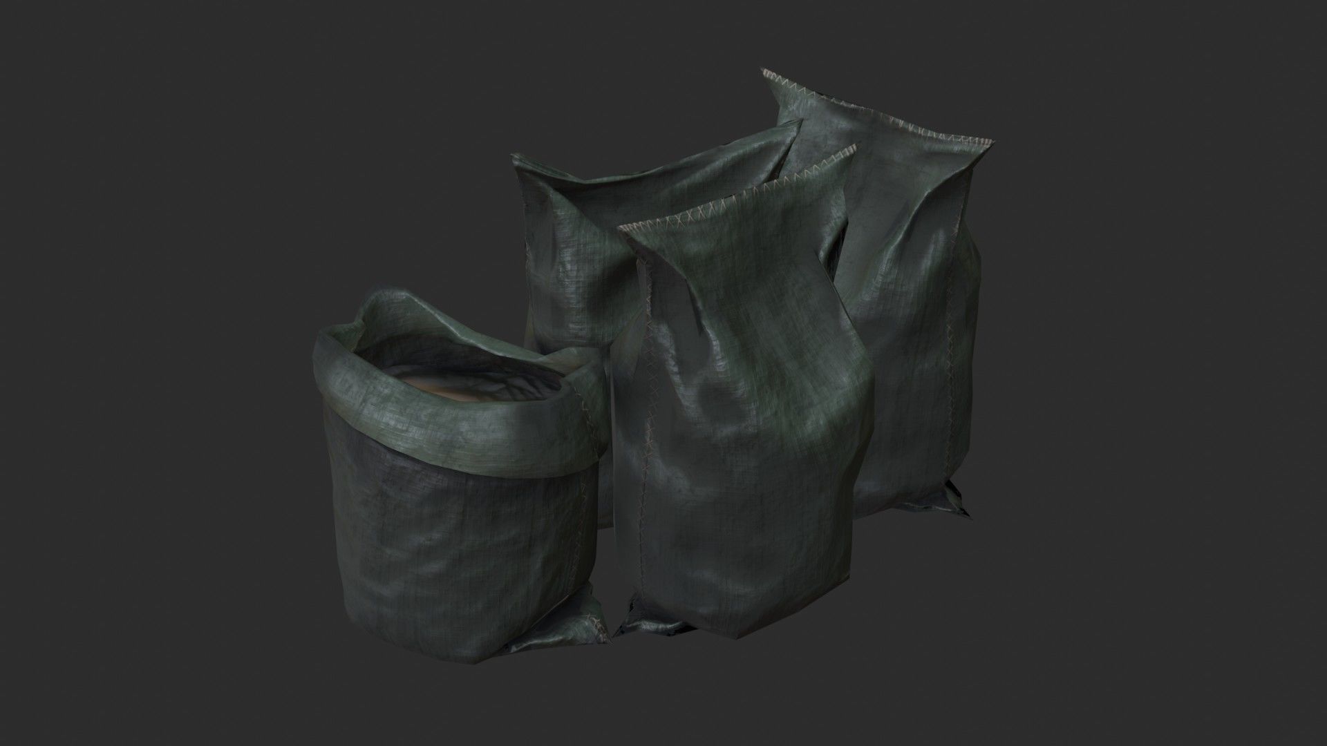 Bulk Bags Bundle Pack 3D Model Collection_16