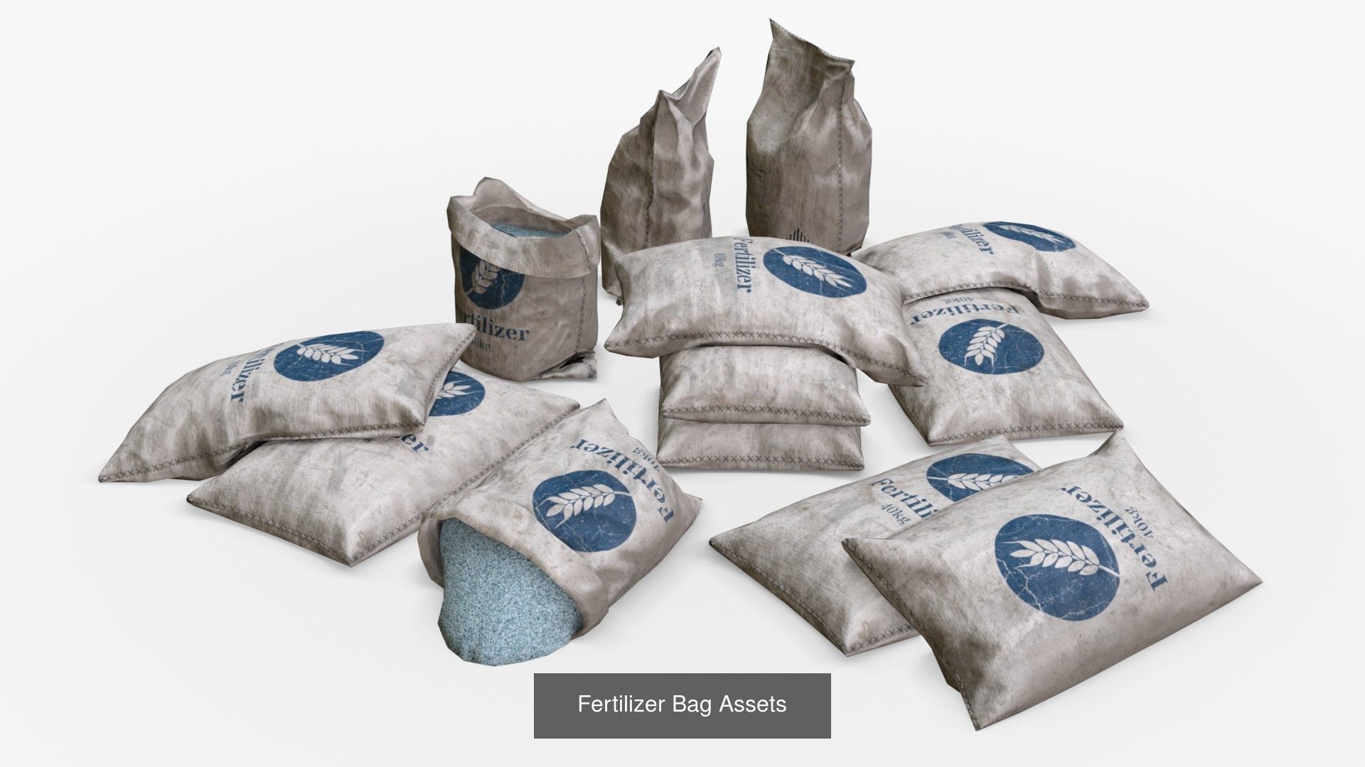 Bulk Bags Bundle Pack 3D Model Collection_26