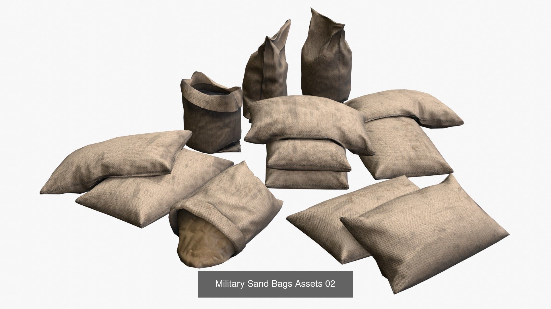Bulk Bags Bundle Pack 3D Model Collection_20