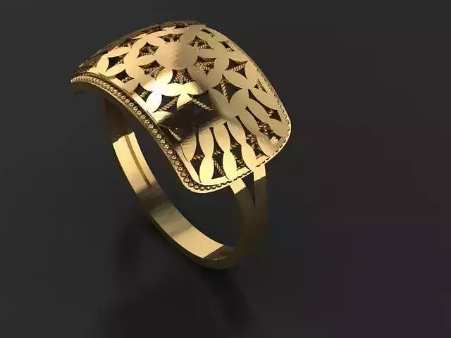  fusion women ring ultra light 3D print model