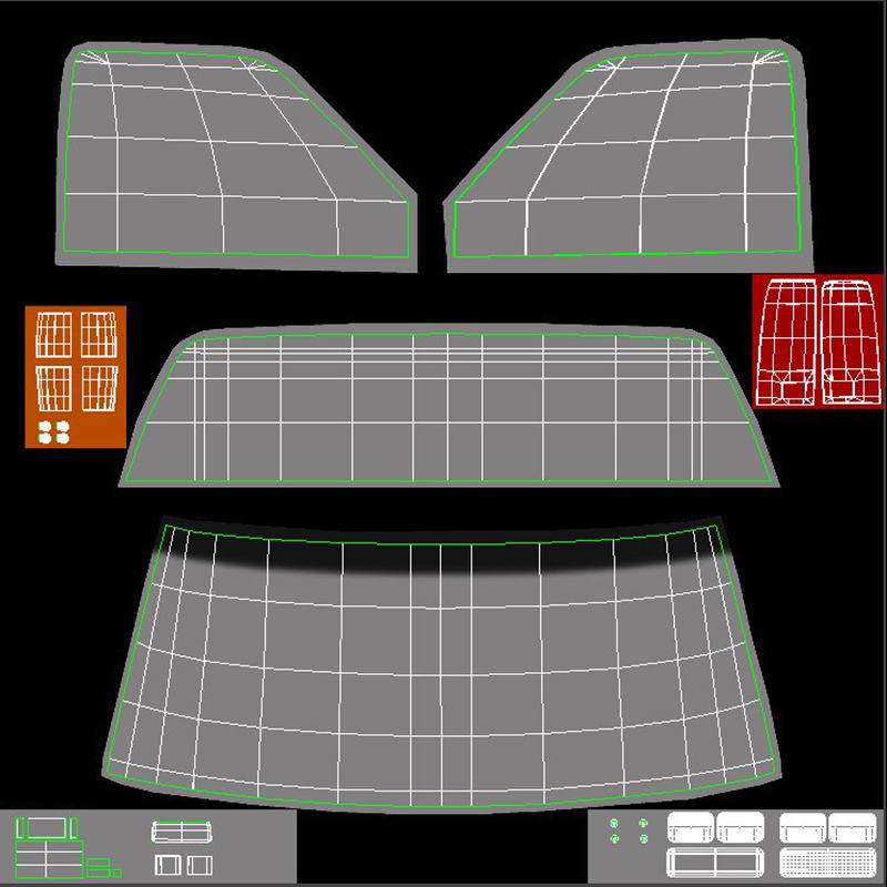 GENERIC PICKUP TRUCK 23 3D model_33