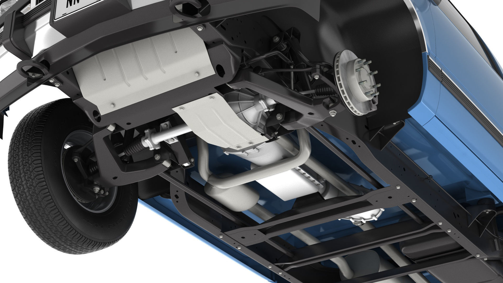 GENERIC PICKUP TRUCK 23 3D model_13