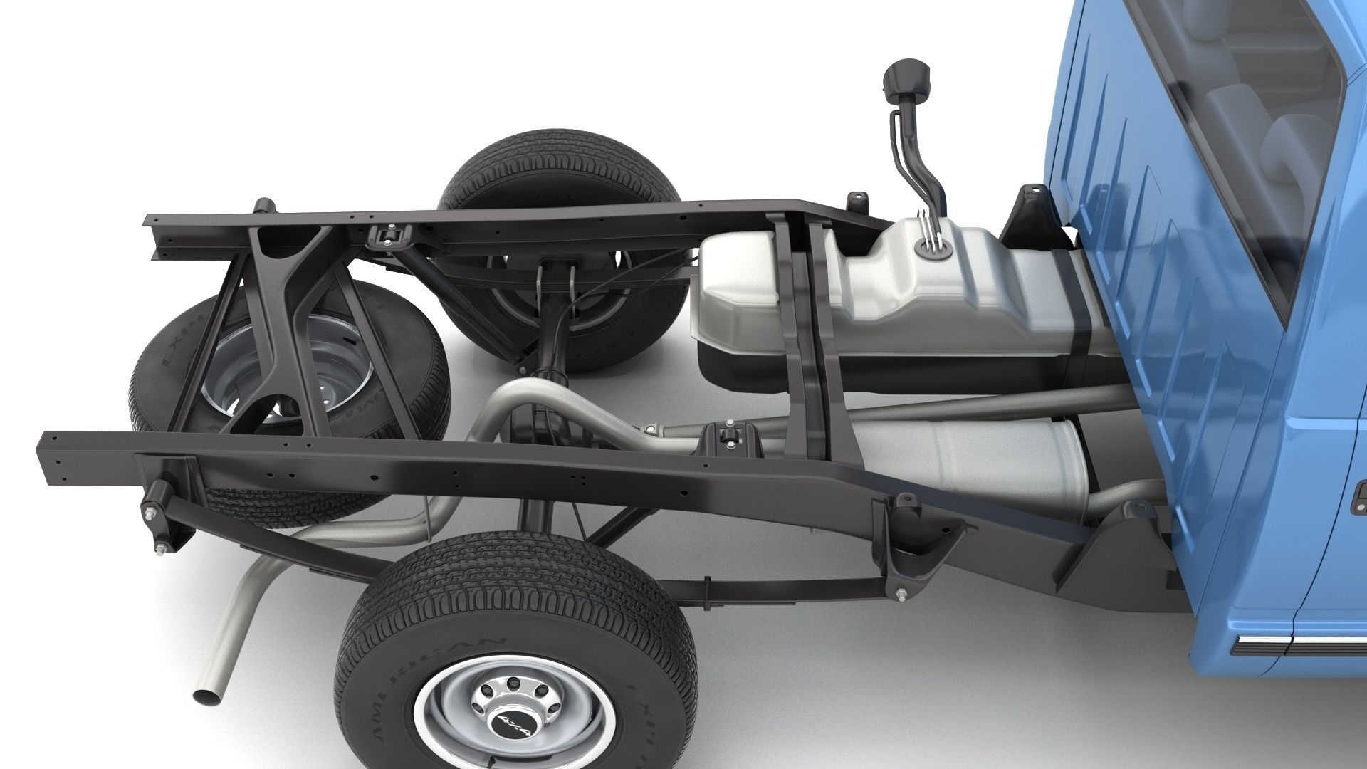 GENERIC PICKUP TRUCK 23 3D model_16