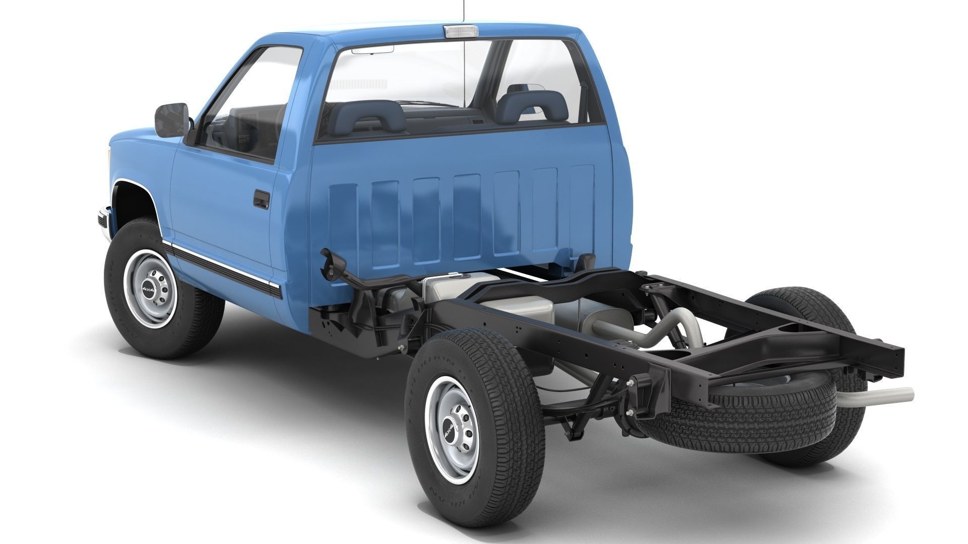 GENERIC PICKUP TRUCK 23 3D model_15