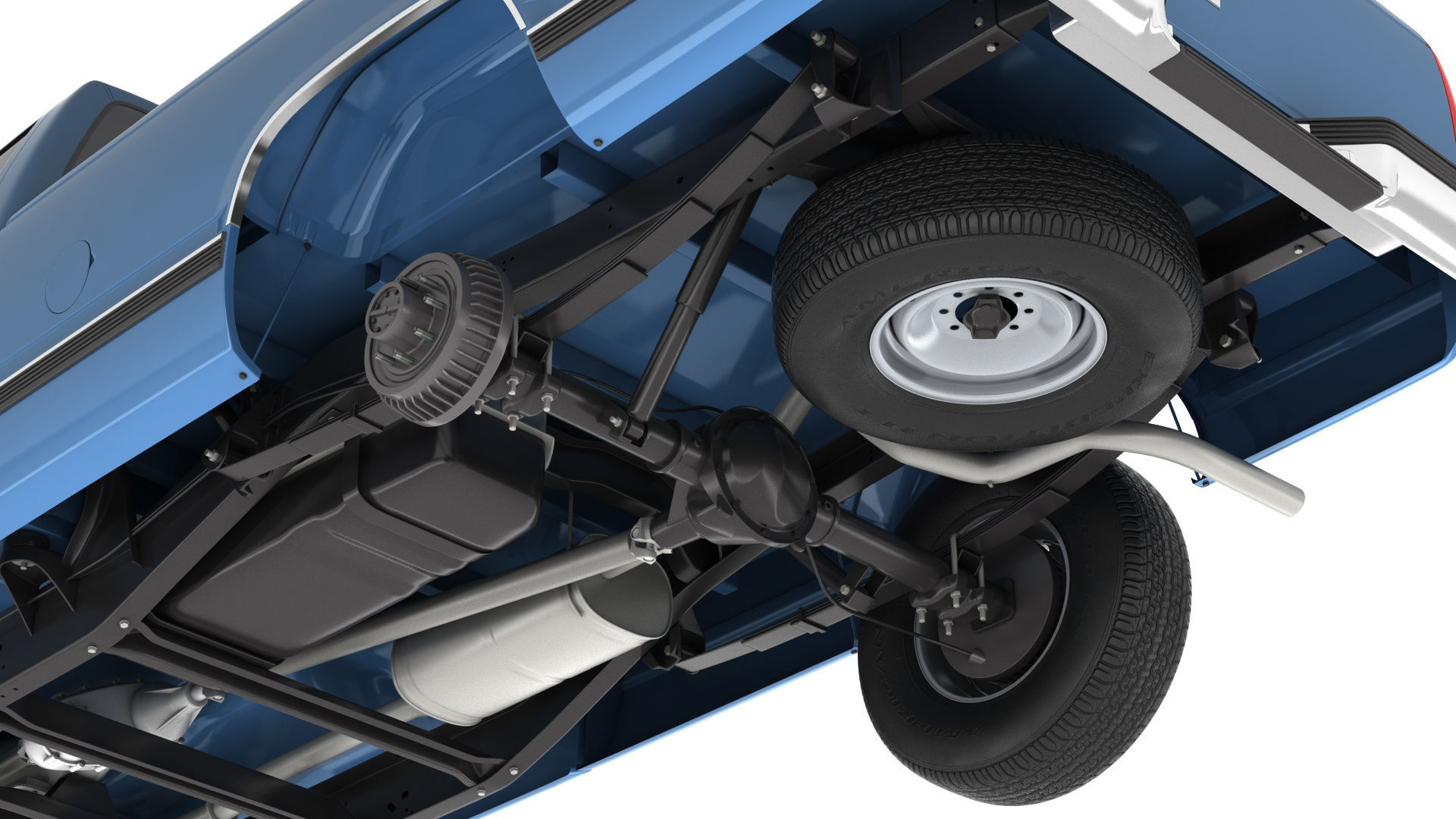 GENERIC PICKUP TRUCK 23 3D model_14