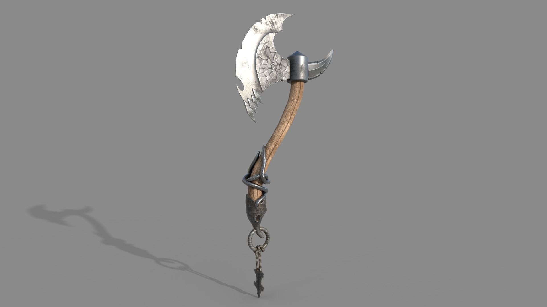 Stylized Axe Low-poly 3D model Low-poly 3D model_4