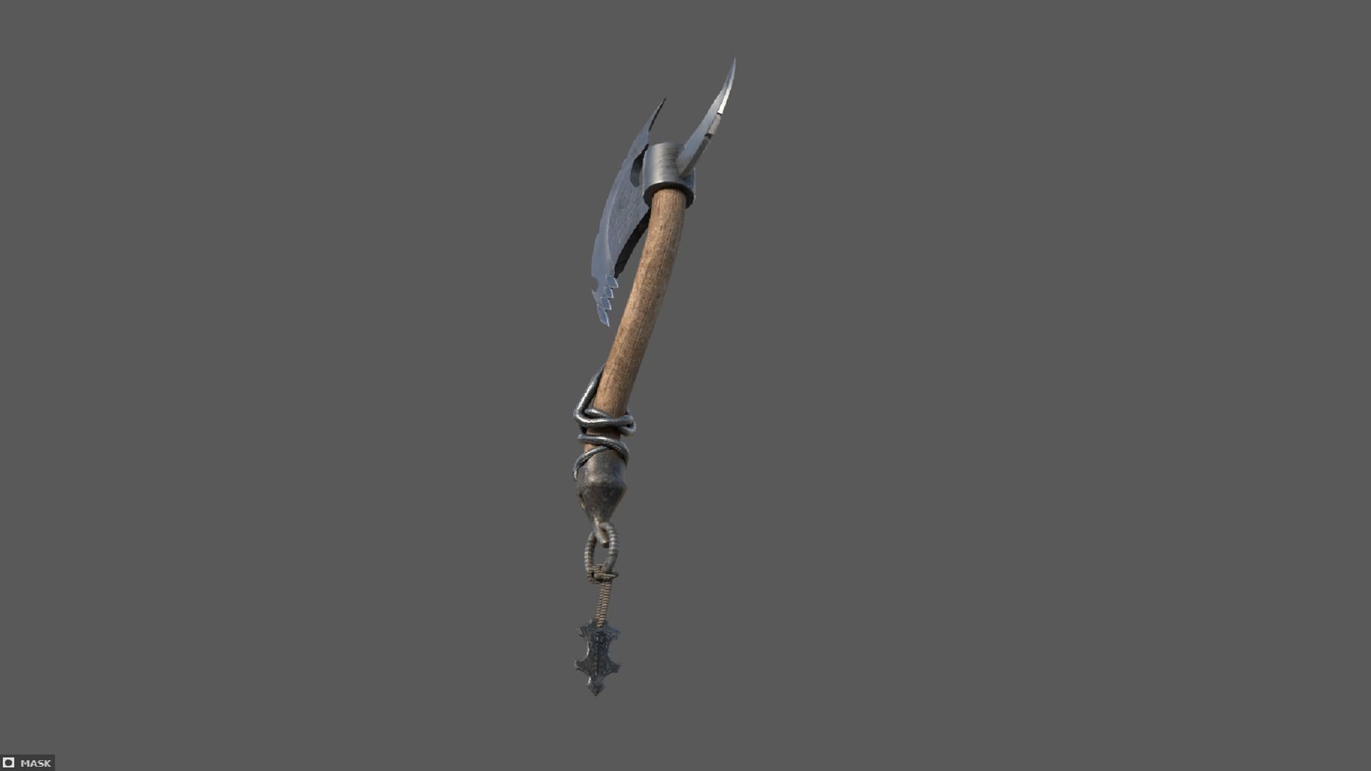 Stylized Axe Low-poly 3D model Low-poly 3D model_7