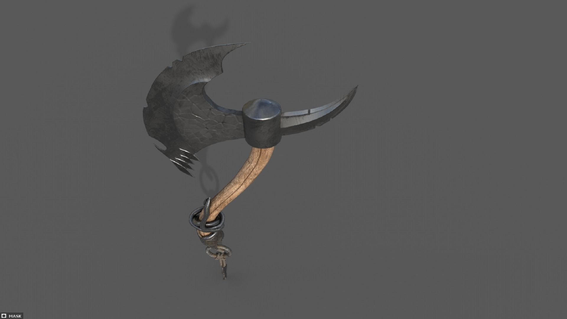 Stylized Axe Low-poly 3D model Low-poly 3D model_10