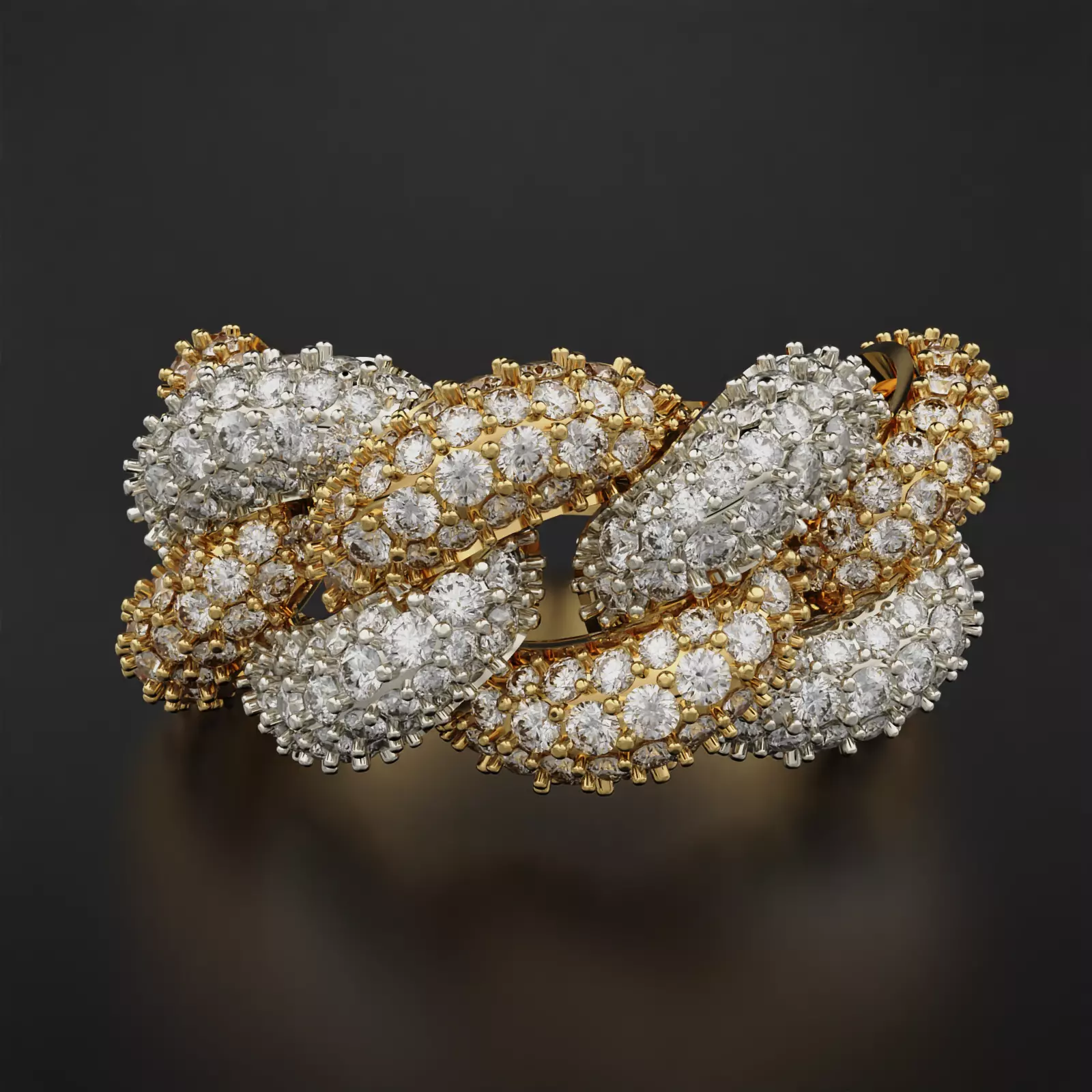 Cuban Ring 3D print model_0