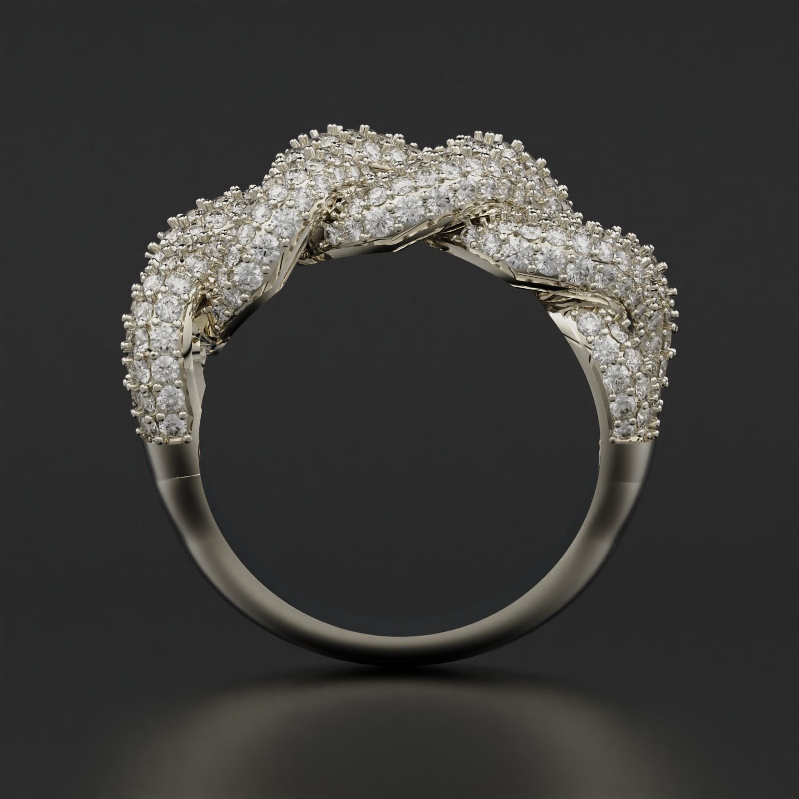 Cuban Ring 3D print model_8