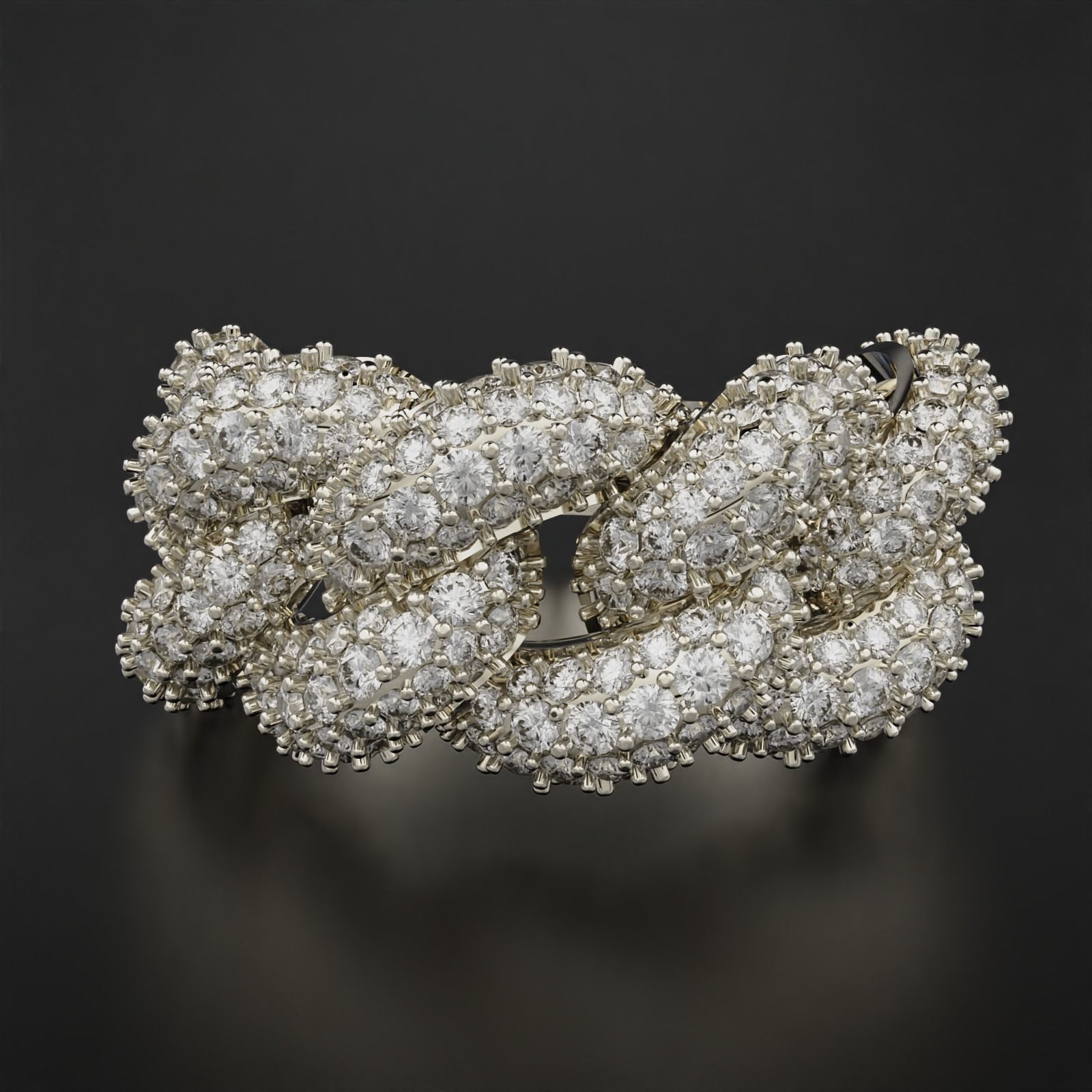 Cuban Ring 3D print model_12