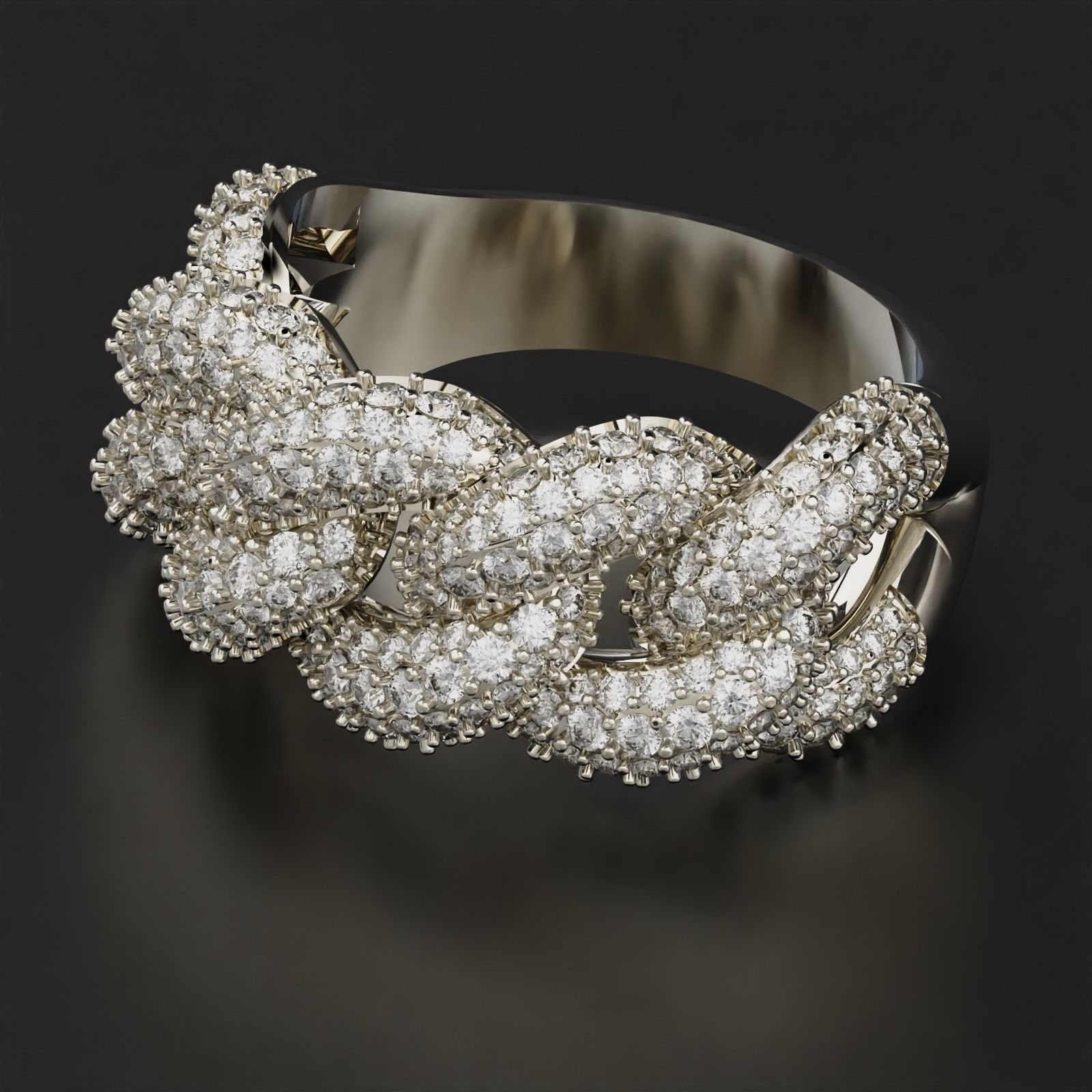 Cuban Ring 3D print model_15