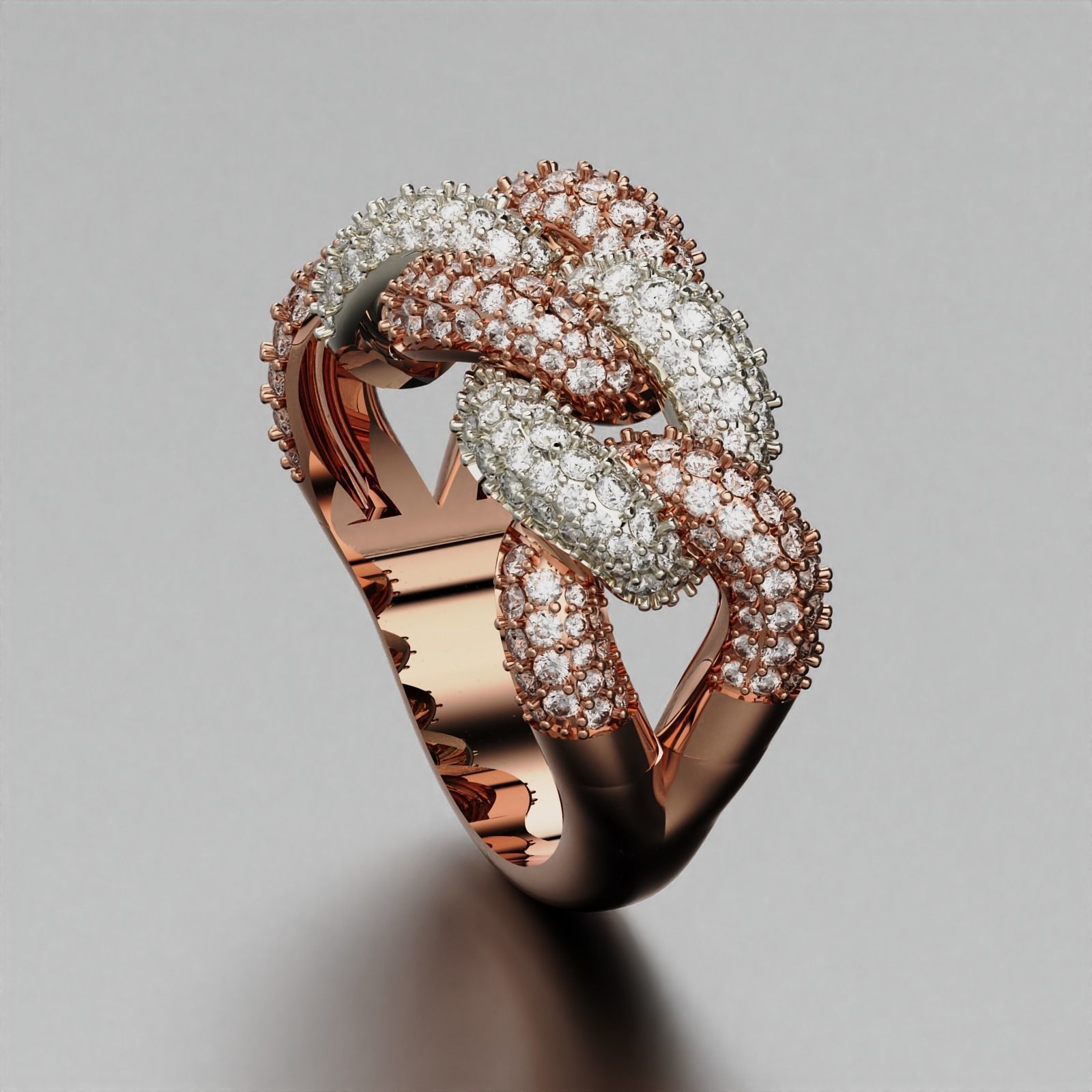 Cuban Ring 3D print model_6