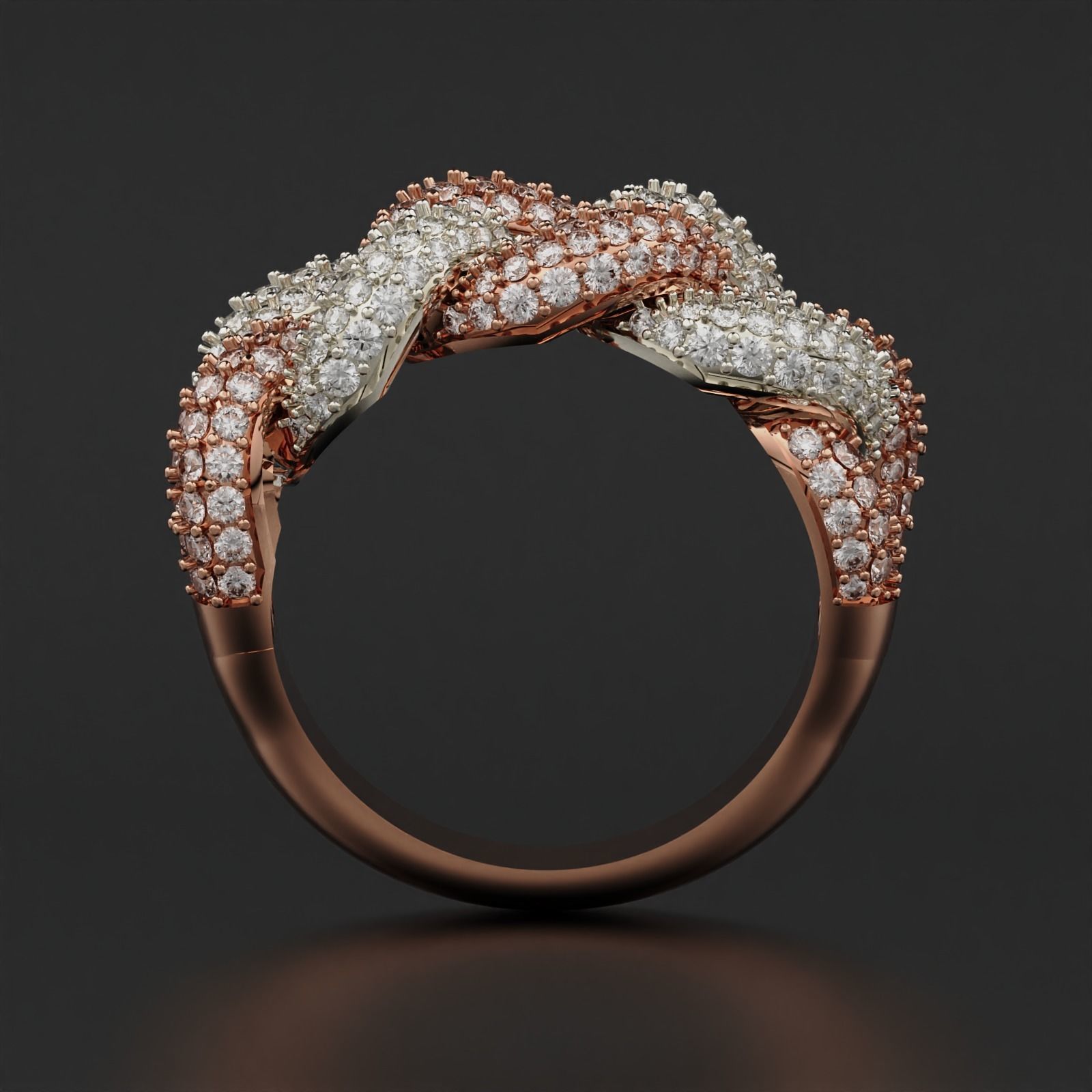 Cuban Ring 3D print model_10