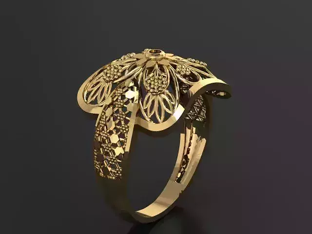 fusion women ring ultra light 3D print model
