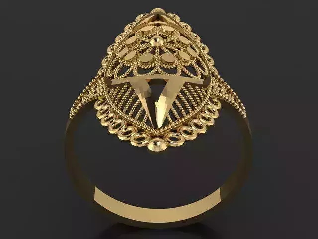 fusion women ring ultra light 3D print model