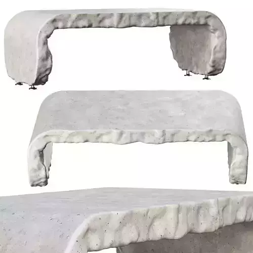 Richard concrete desk table by Bpoint 