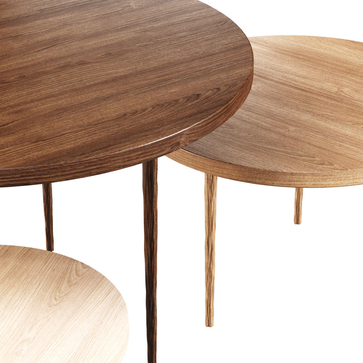 Cuda round tables 3D model_1