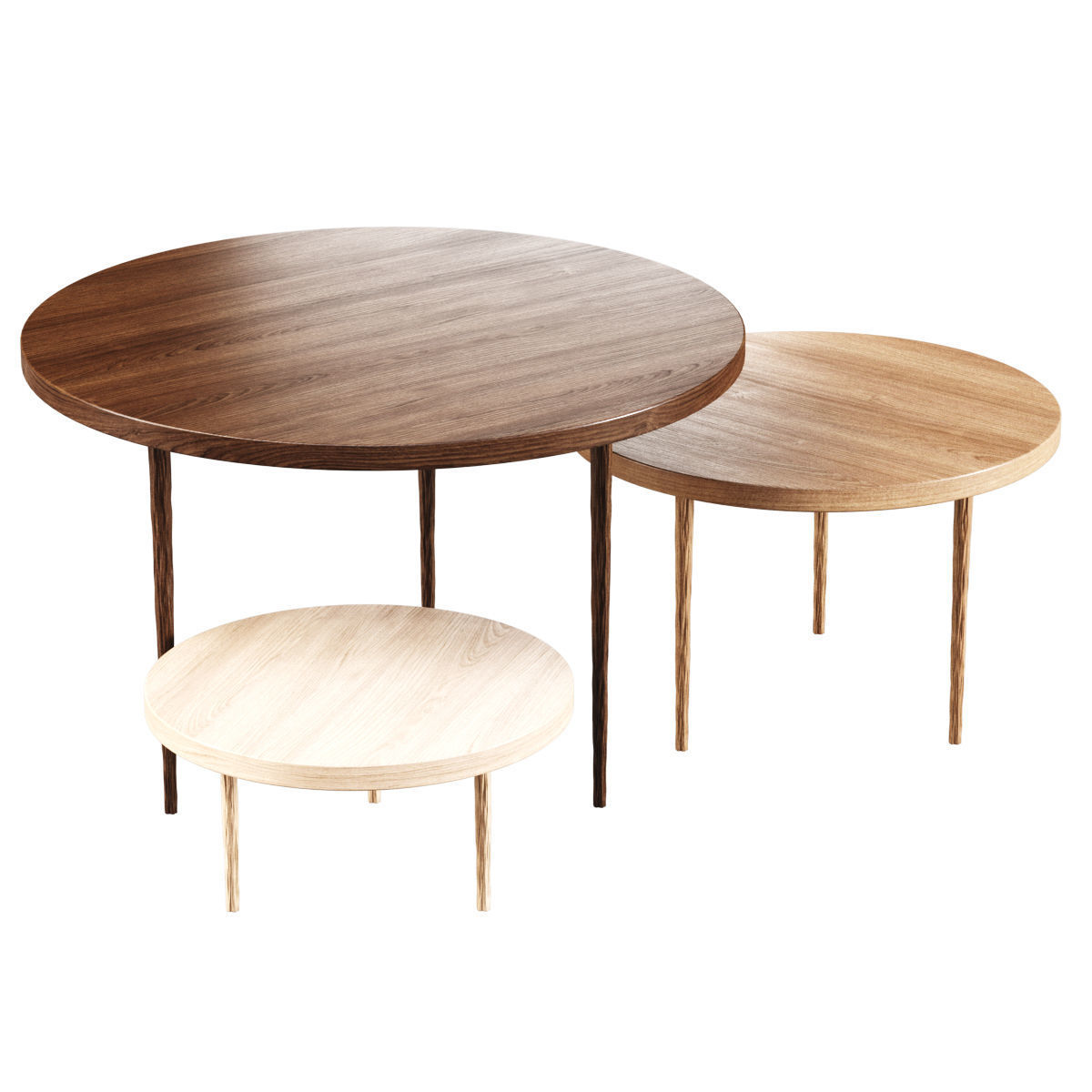 Cuda round tables 3D model_2