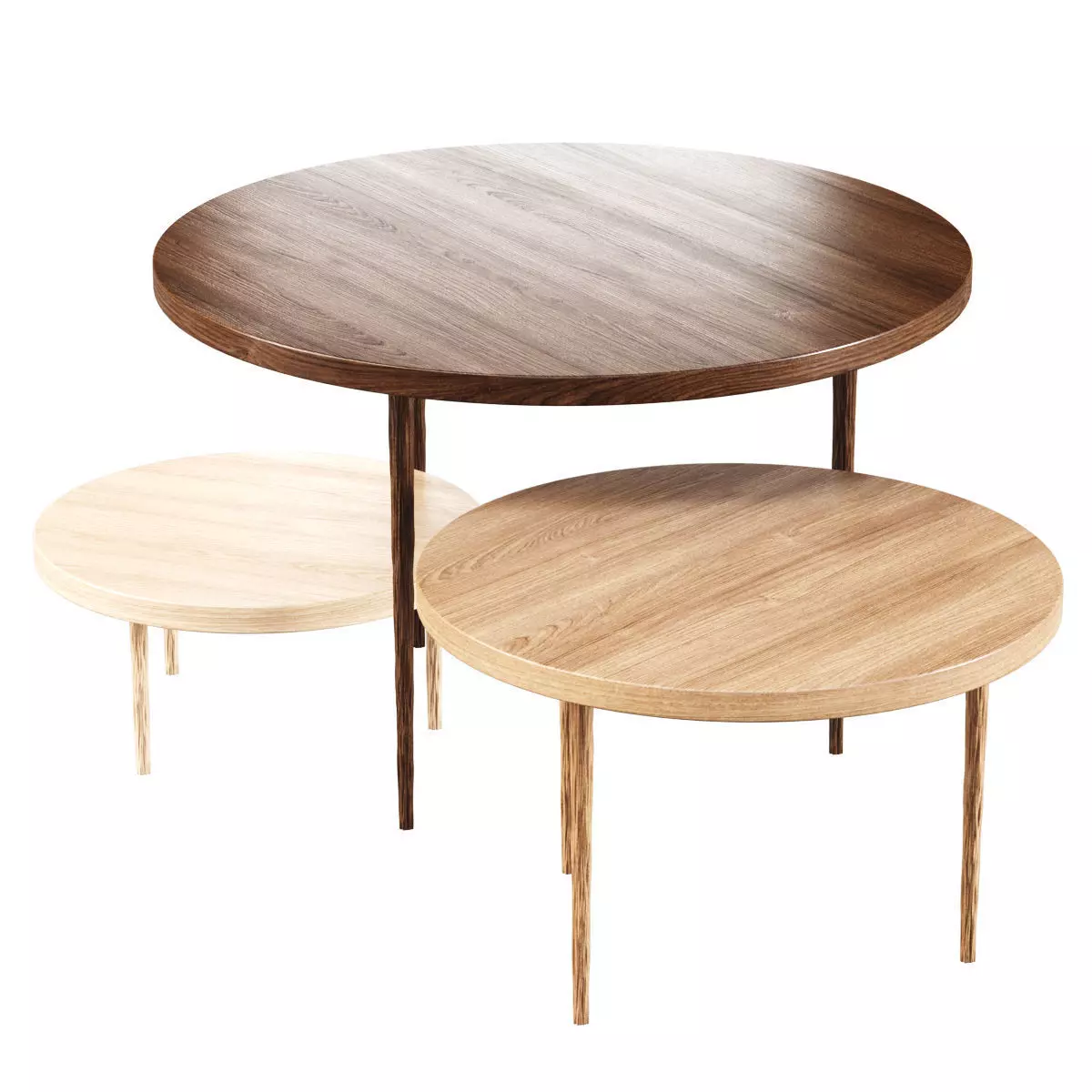 Cuda round tables 3D model_0