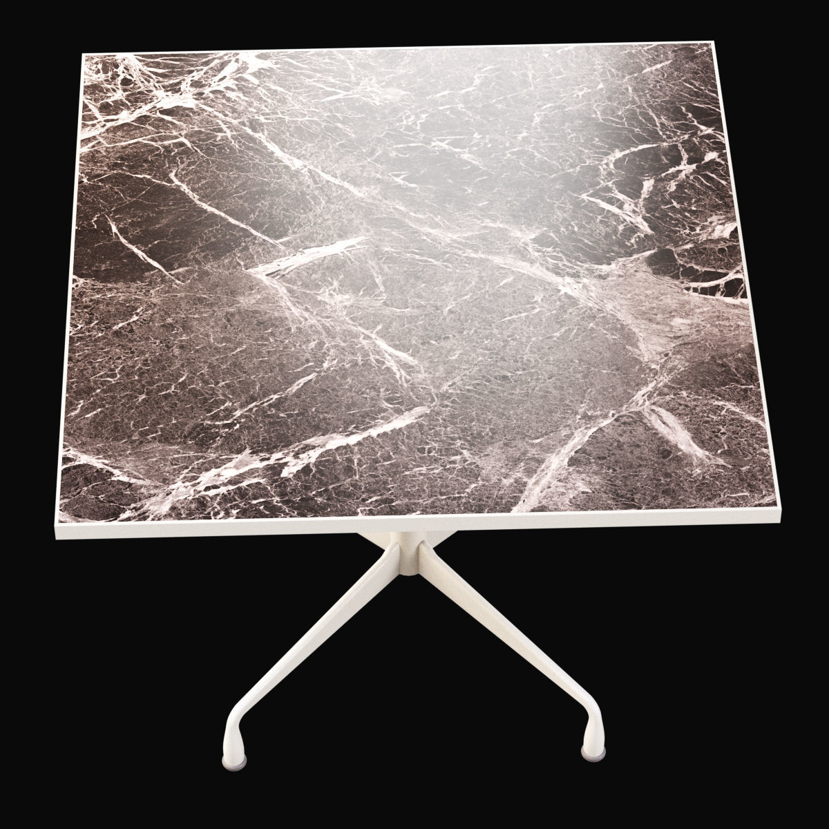 Fenix restaurant square table S90  3D model_2