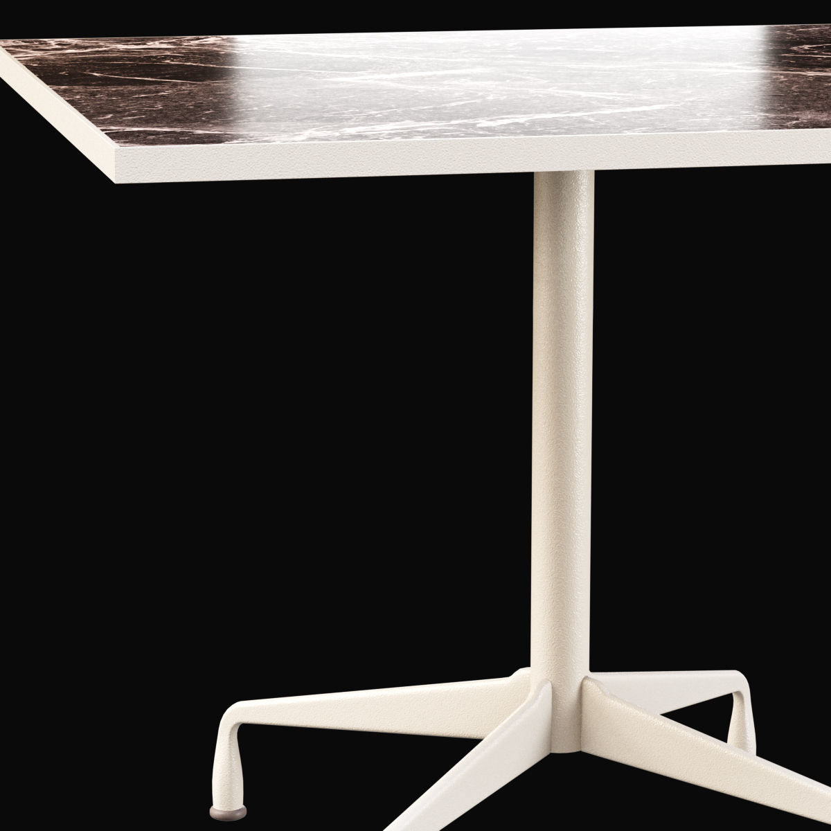 Fenix restaurant square table S90  3D model_1