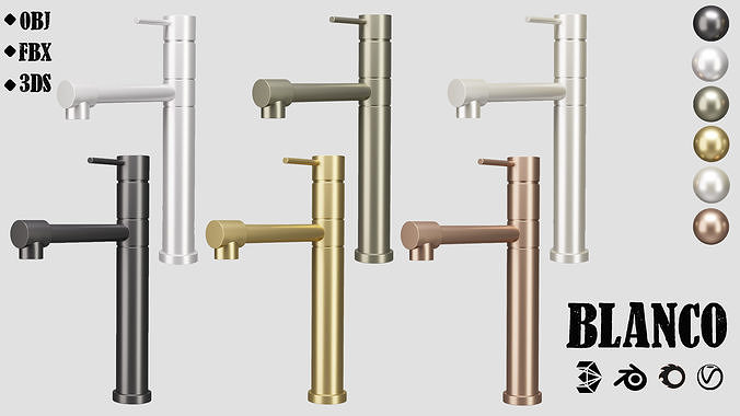 Blanco-kitchen faucet vol 02 3D model