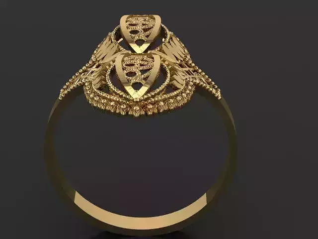 fusion women ring ultra light 3D print model