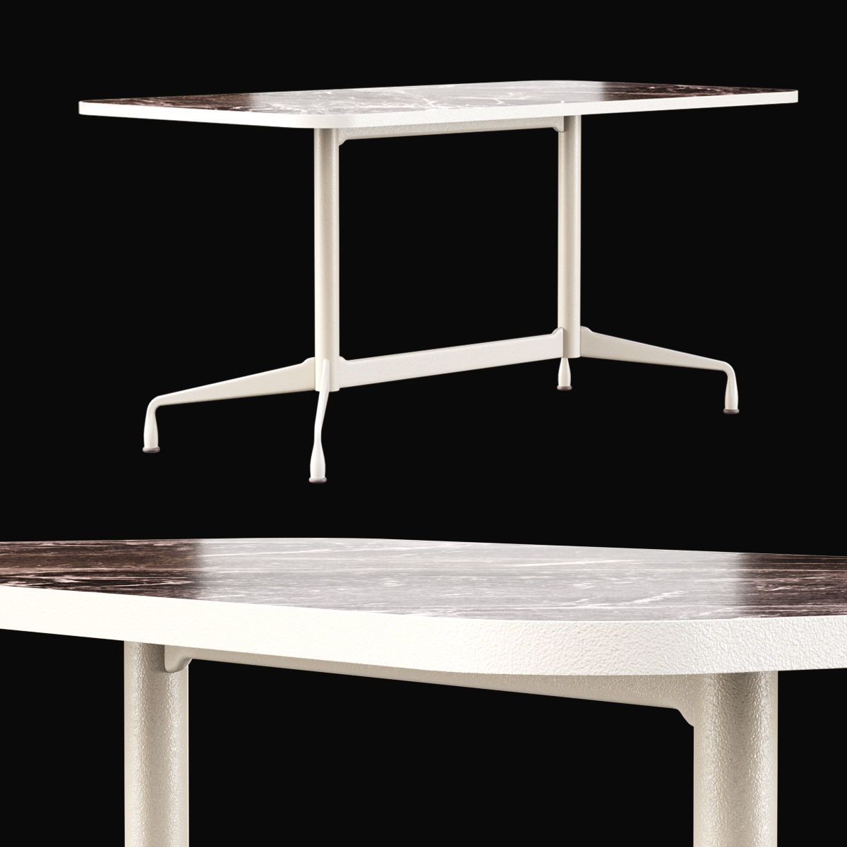 Fenix restaurant table R150  3D model_2