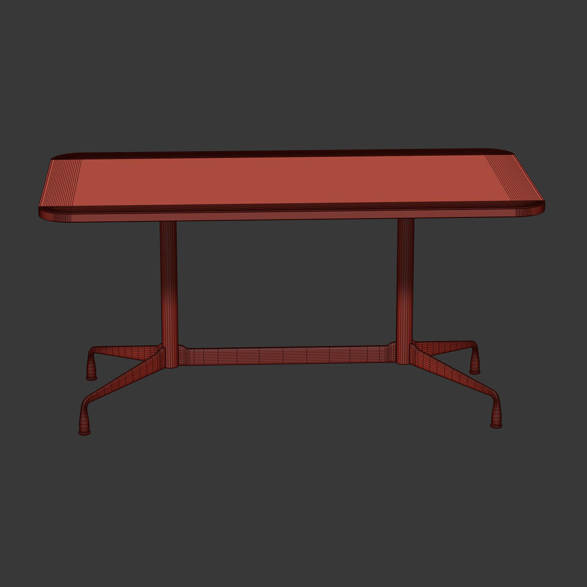 Fenix restaurant table R150  3D model_4