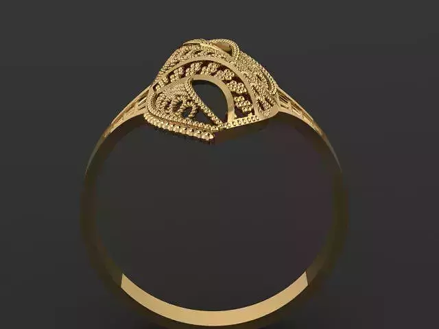 fusion women ring ultra light 3D print model