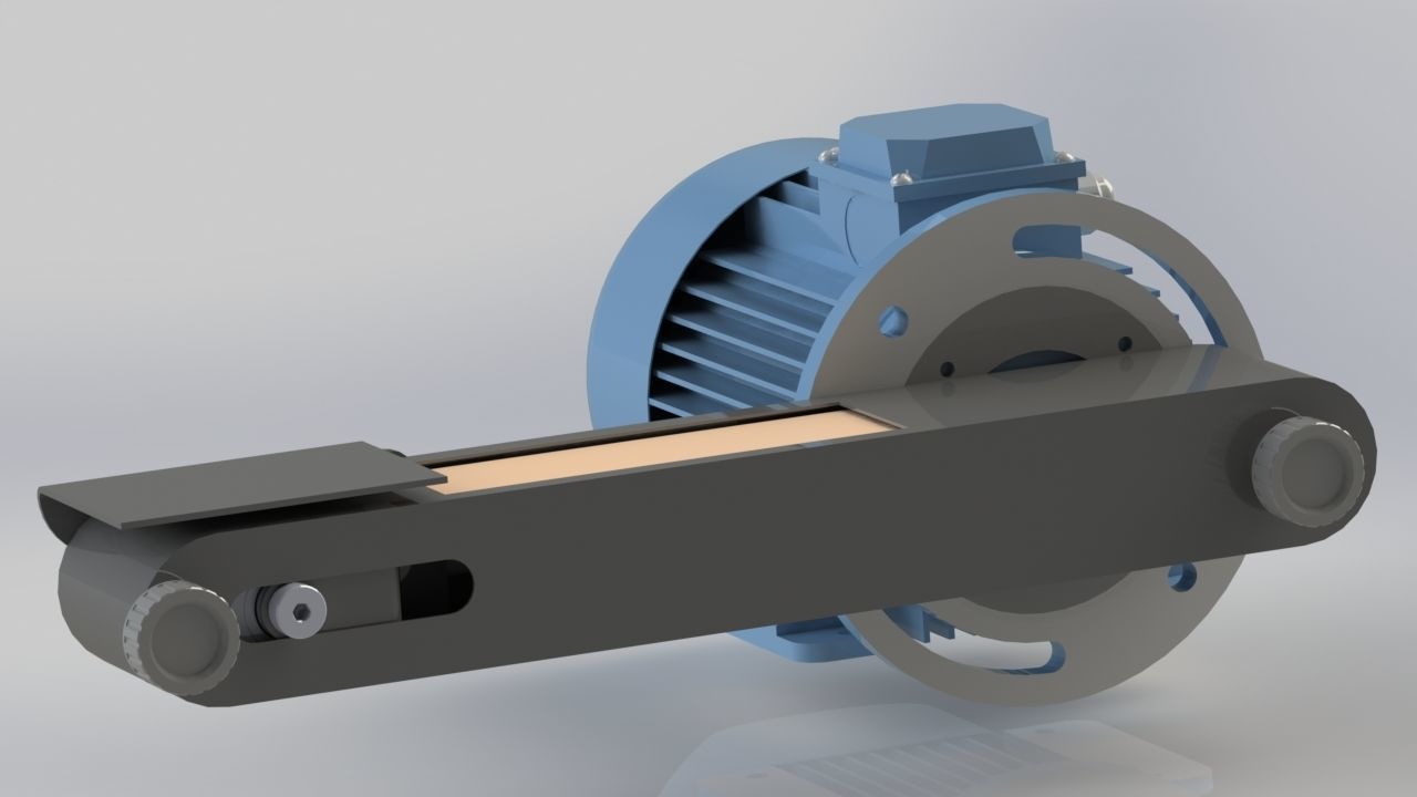 Belt grinder 3D print model_4