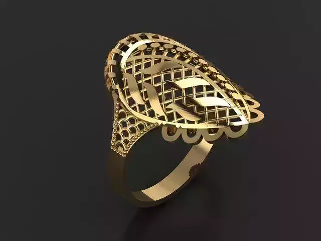 fusion women ring ultra light 3D print model