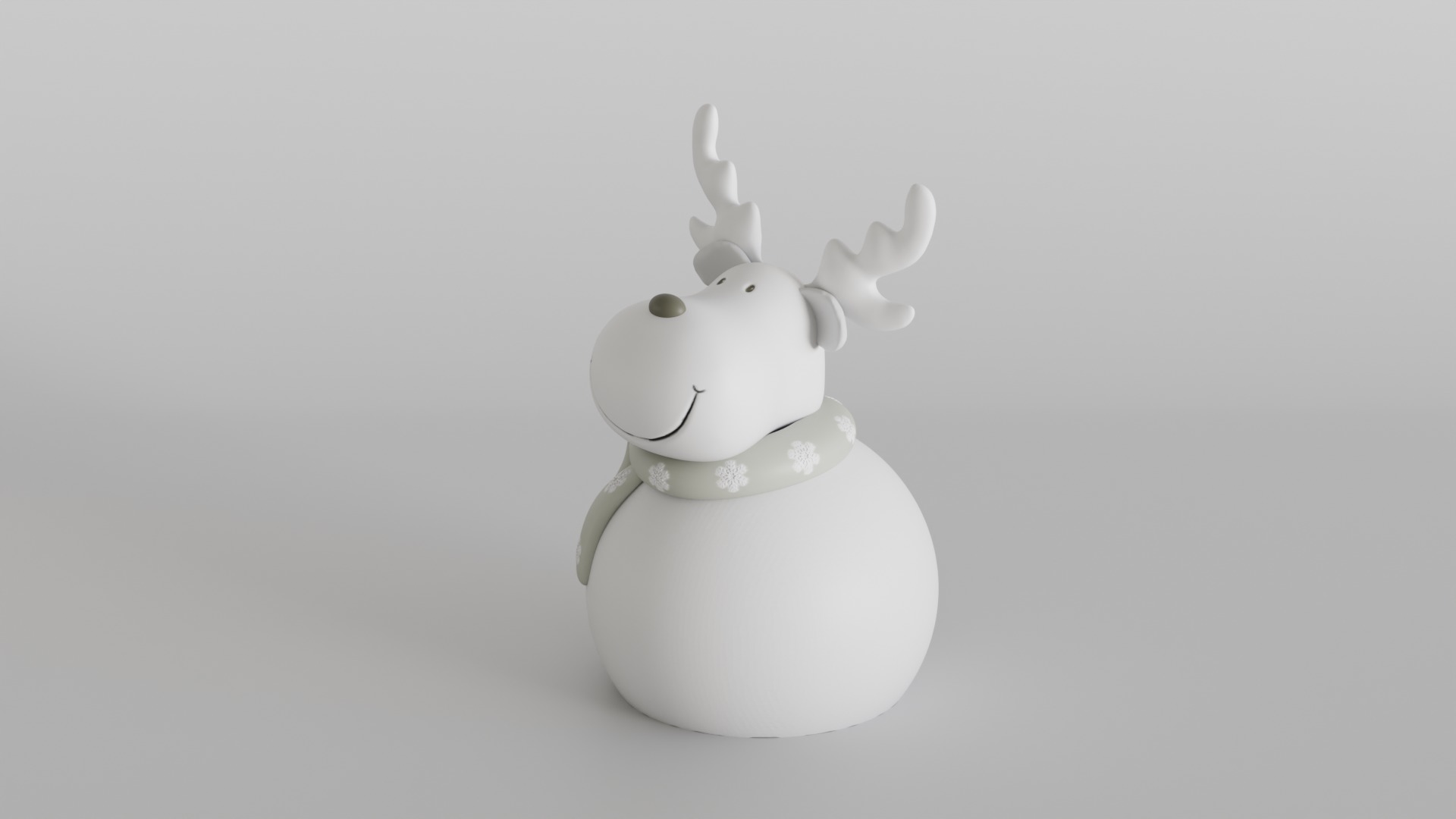 Adorable Snowman Reindeer for Christmas Decor  3D print model_7