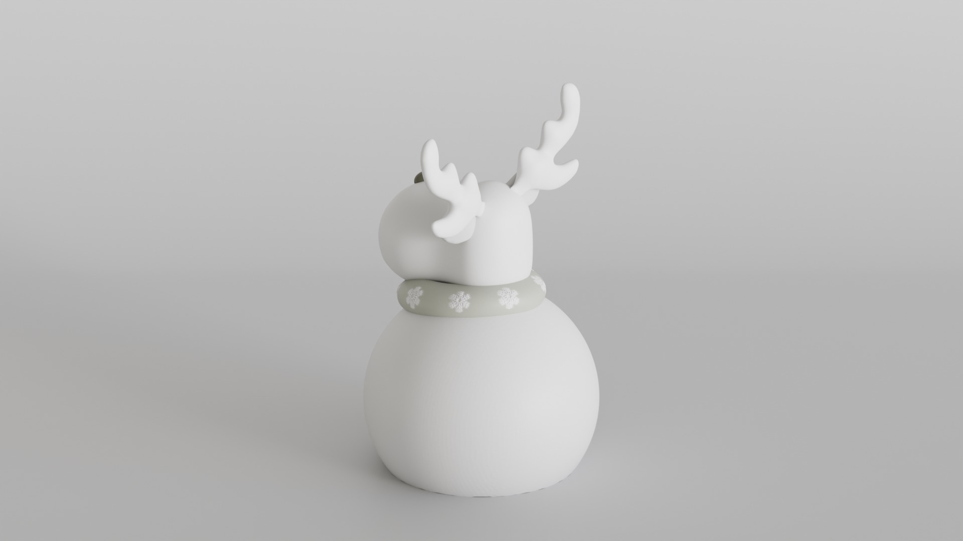 Adorable Snowman Reindeer for Christmas Decor  3D print model_5