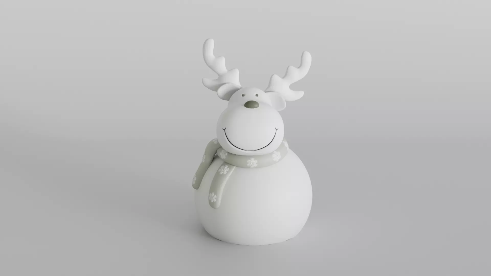 Adorable Snowman Reindeer for Christmas Decor  3D print model_0