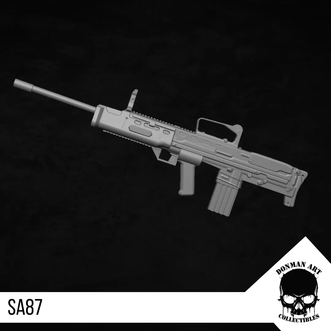 SA87 SCALE 1 12 FOR ACTION FIGURES 3D print model