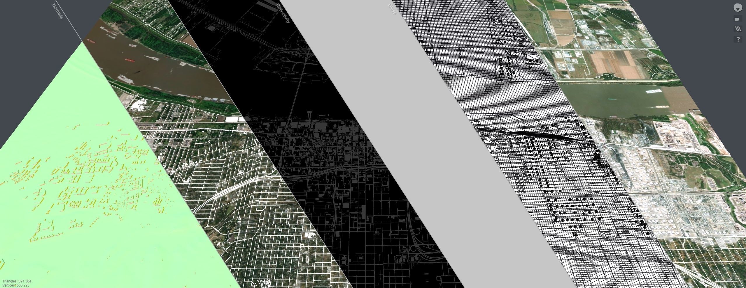 Cityscape Baton Rouge  Louisiana USA  3D model_10