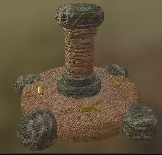 Stone Altar with PBR textures
