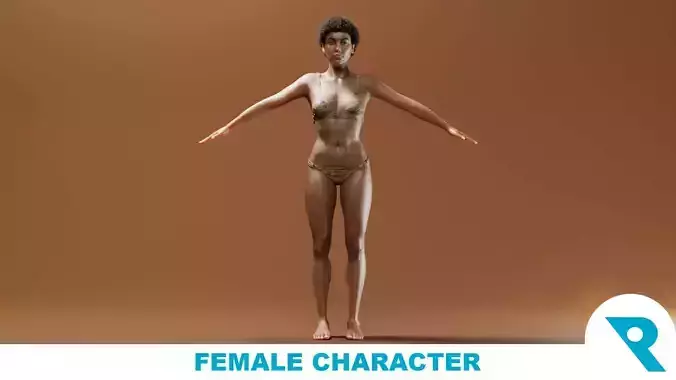 Realistic Female Character - Logan