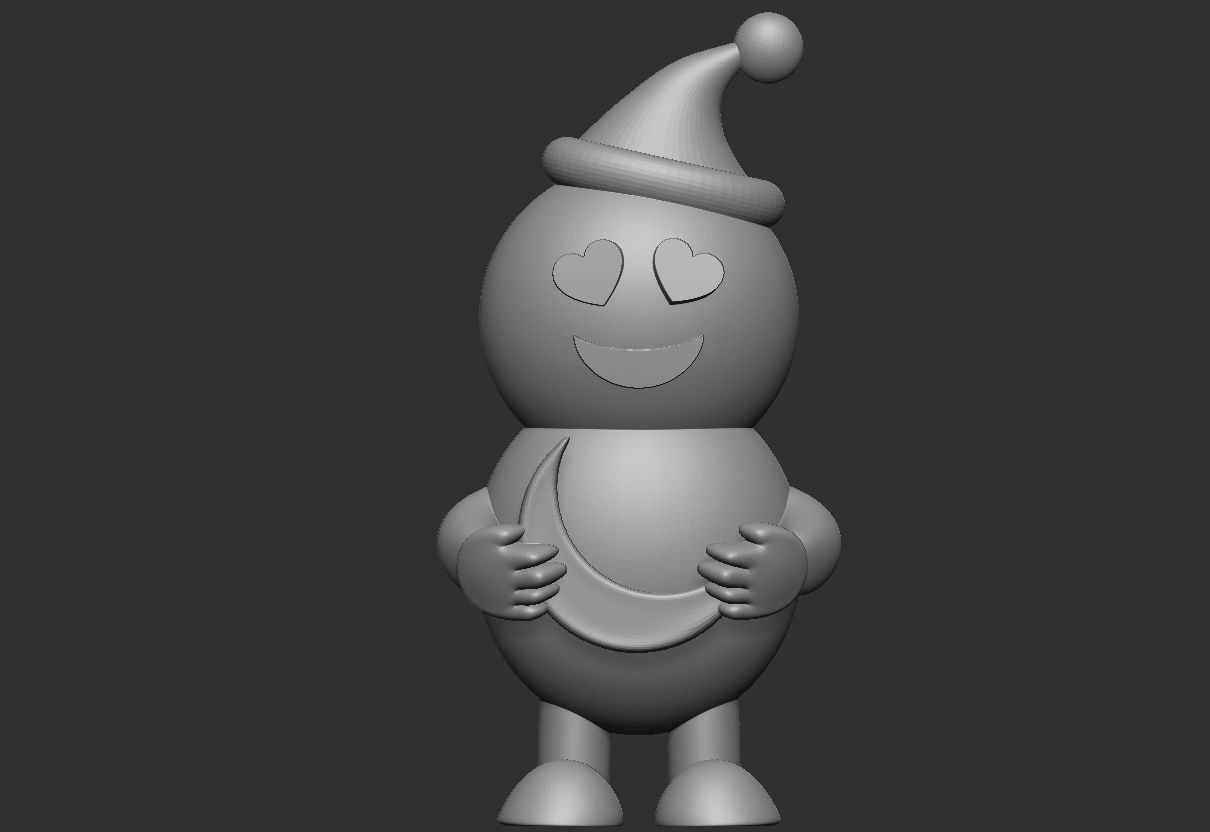 christmas emoji toy 3d printable model 3D print model_7