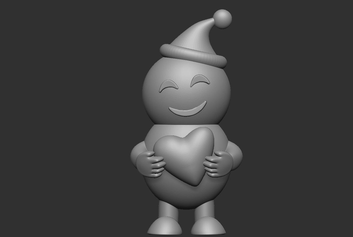 christmas emoji toy 3d printable model 3D print model_5