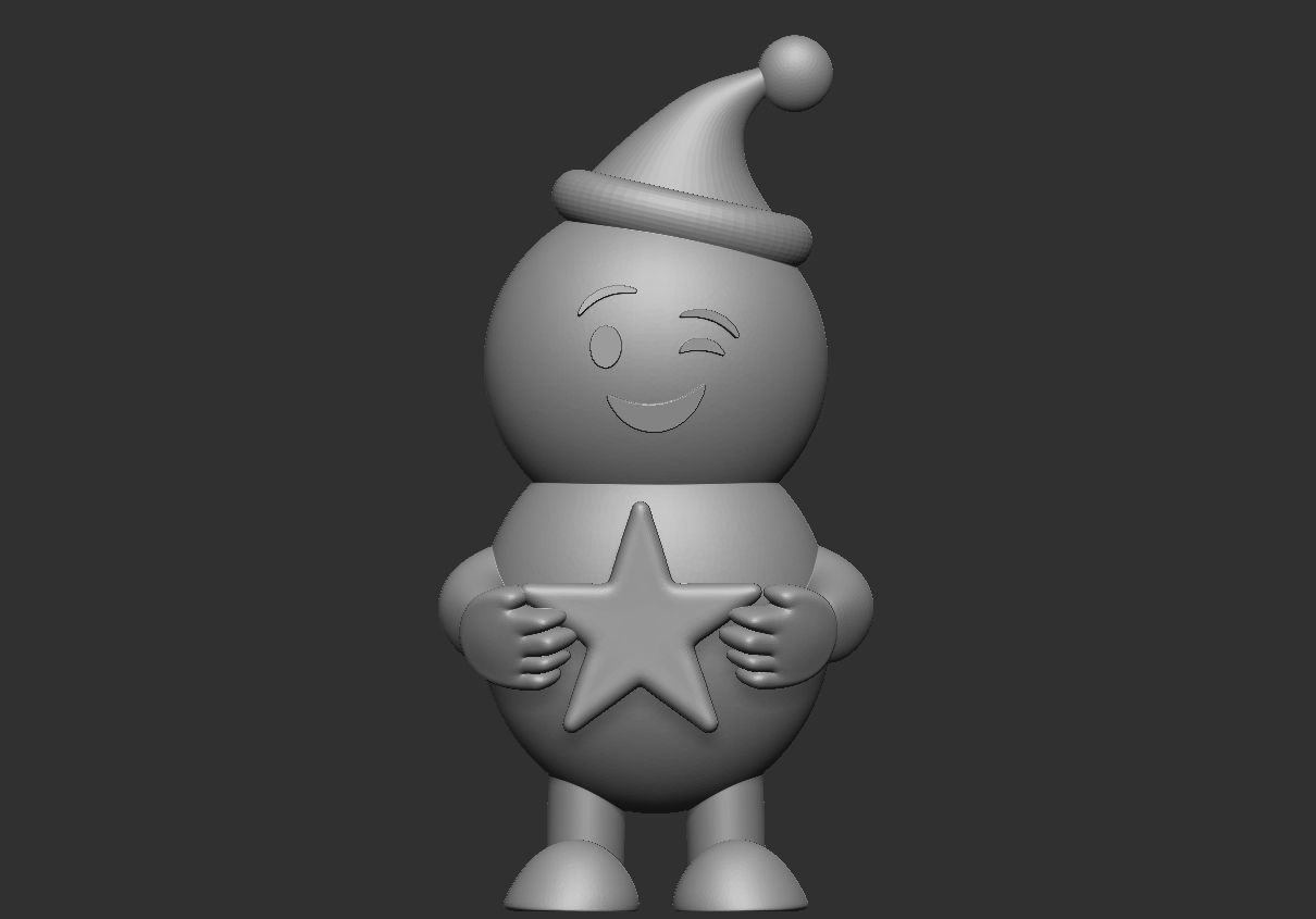 christmas emoji toy 3d printable model 3D print model_6