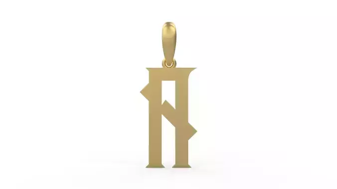 Initial Letters Pendant Crawler A