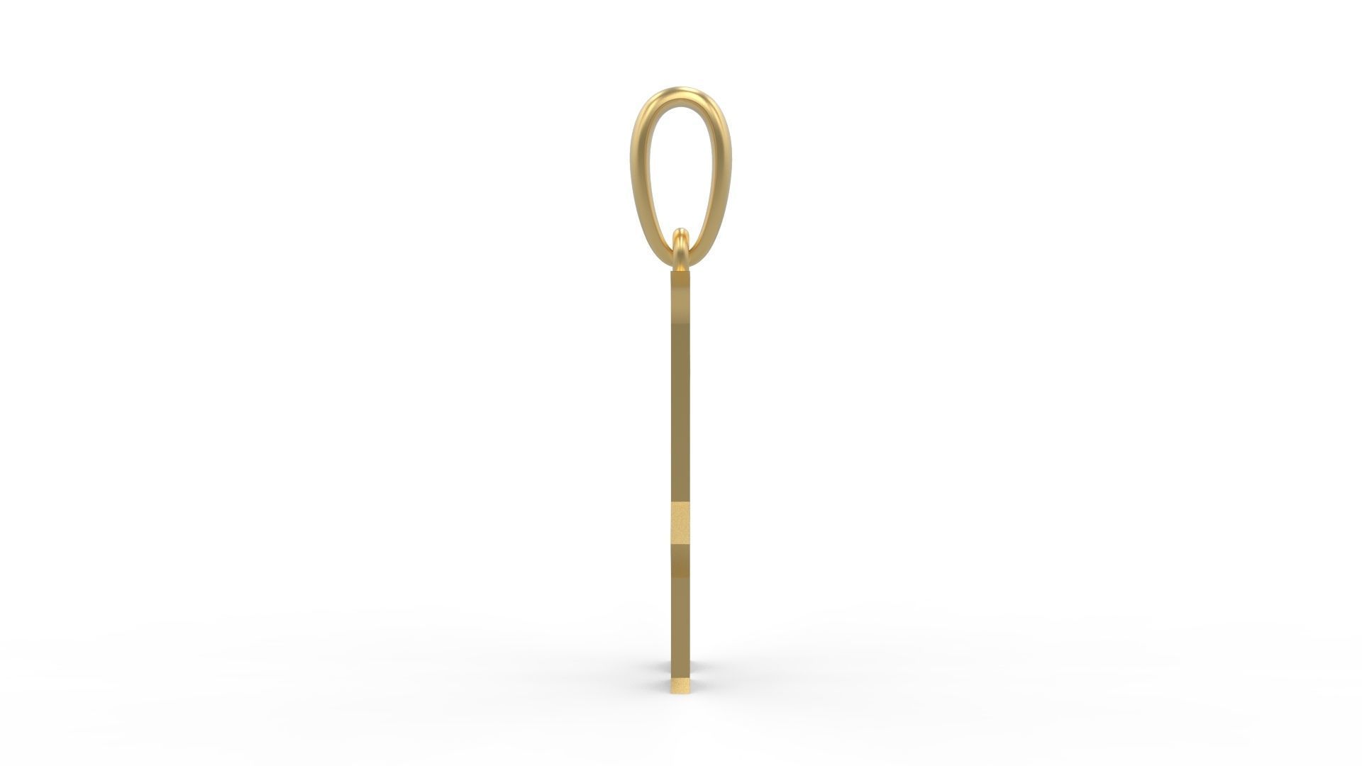 Initial Letters Pendant Crawler A 3D print model_2