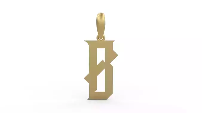 Initial Letters Pendant Crawler B