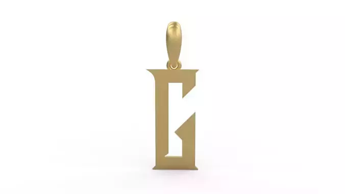 Initial Letters Pendant Crawler G