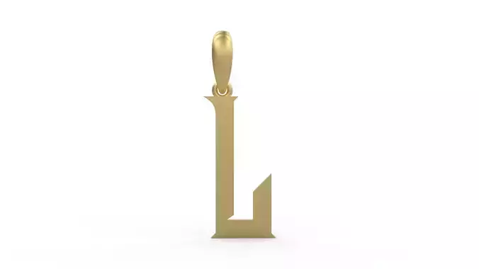 Initial Letters Pendant Crawler L